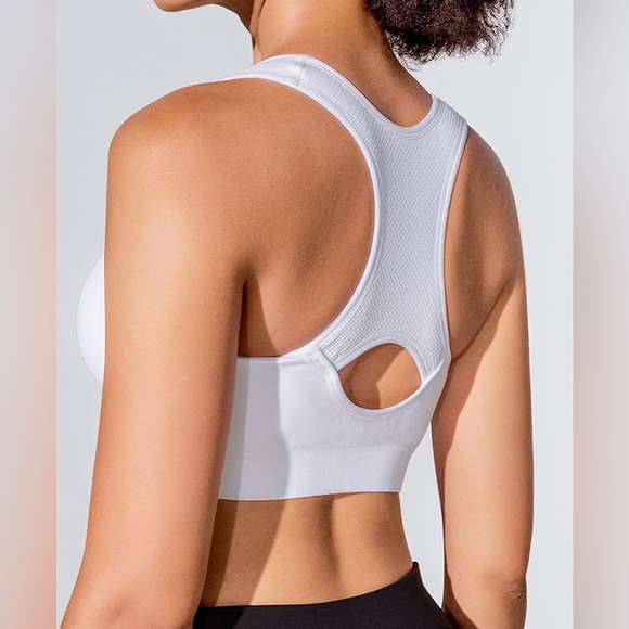 FITTIN Racerback Sports Bras for Women - Padded Seamless High Impact Support - Picture 5 of 7